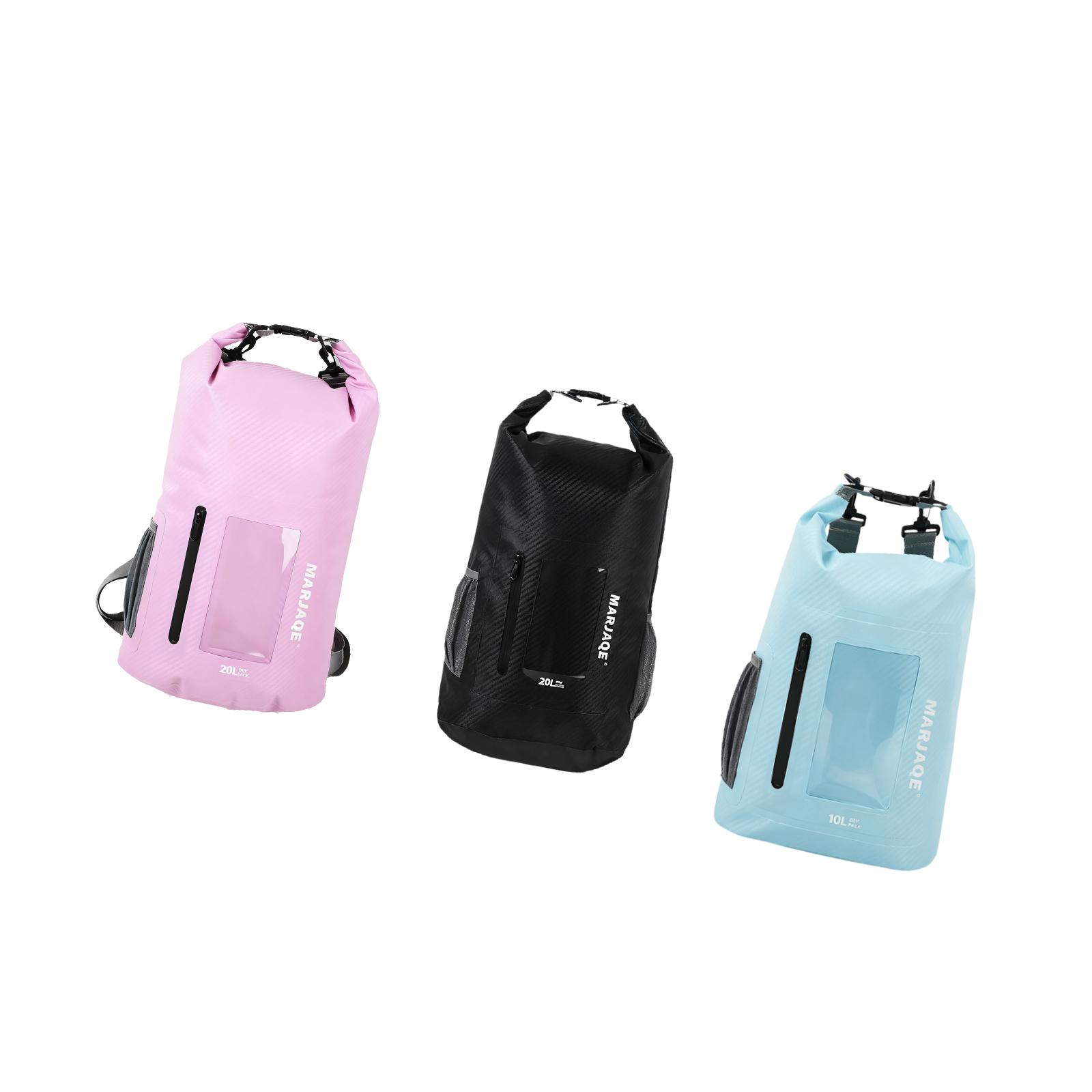 Fishing Kayak Storage Bag - กระเป๋าแห้ง สายสะพายไหล่ปรับได้ กระเป๋าเป้สะพายหลังเก็บของแบบแห้ง น้ำหนักเบา สำหรับพายเรือ ตกปลา