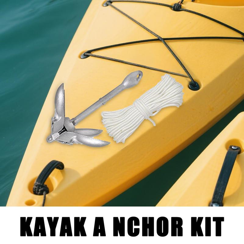 Fishing Kayak Anchor - เรือแคนู Anchoring ขนาดกะทัดรัด Kayak Anchoring System
