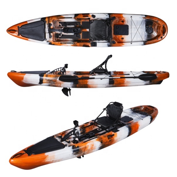 Fishing Kayak Pedal Drive - เรือคายัคตกปลาแบบใช้เท้าเหยียบ LSF สำหรับ 1 คน ขนาด