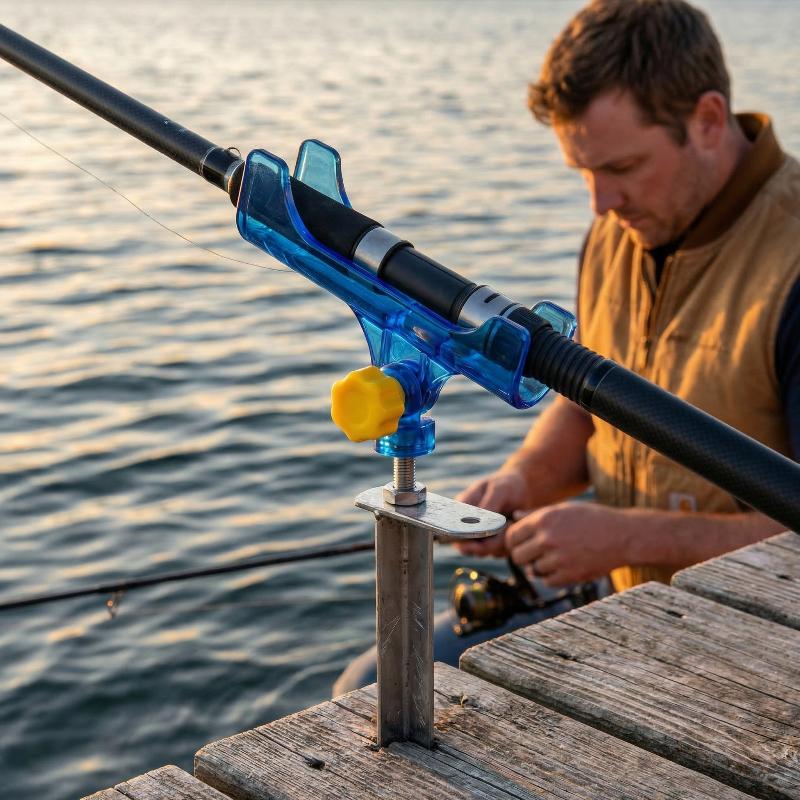 Fishing Kayak Rod Holder - ที่วางคันเบ็ดตกปลา ปรับได้ 360 องศา สำหรับเรือคายัค ติดตั้งง่าย