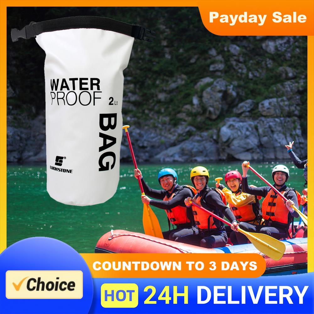 Fishing Kayak Storage Bag - ถุงน้ำสำหรับว่ายน้ำขนาด 2 ลิตร กระเป๋าพายเรือคายัคน้ำหนักเบา กระเป๋าใส่โทรศัพท์มือถือ กล้องถ่ายรูป