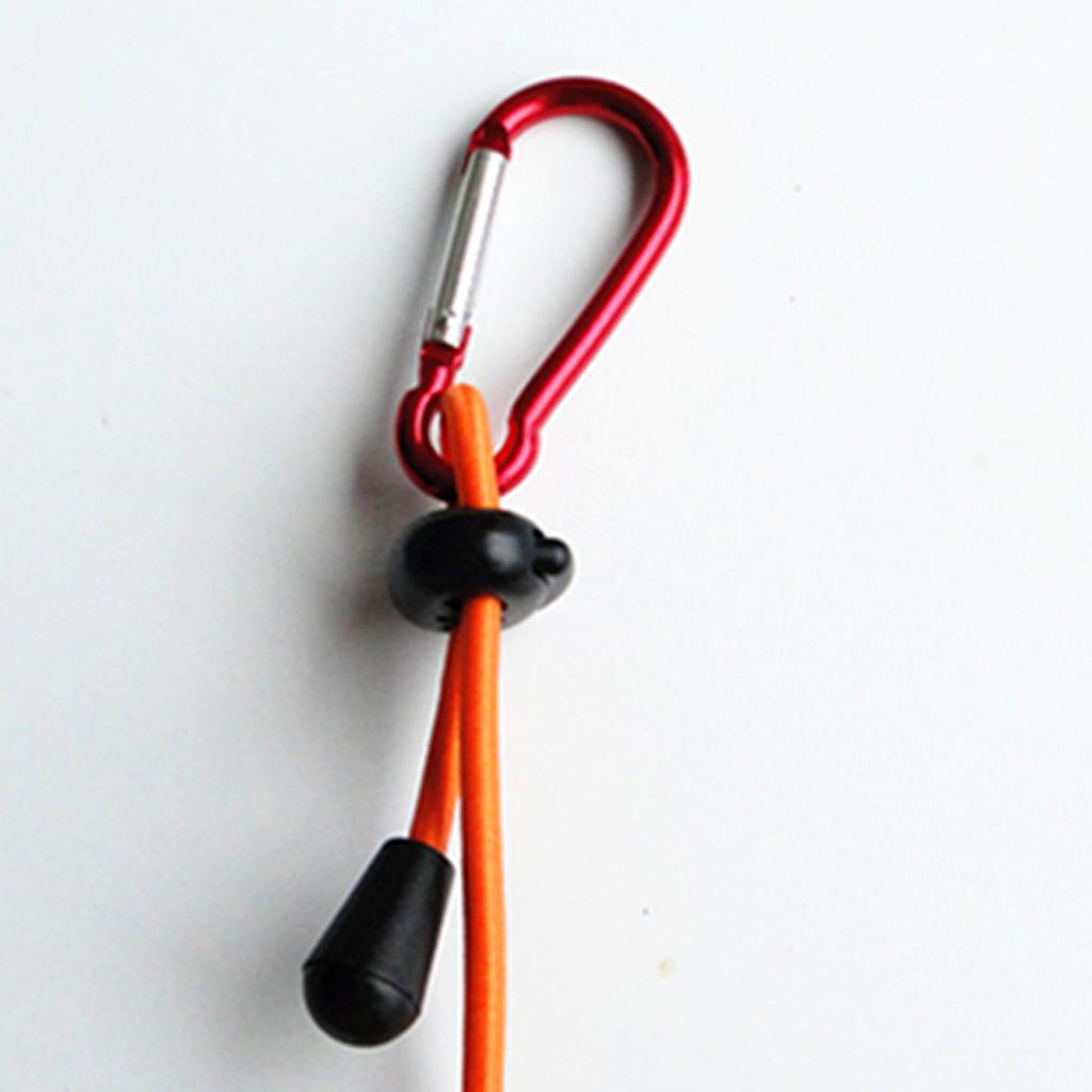 Fishing Kayak Paddle Leash - สายรัดไม้พายเรือคายัค สายยางยืดหยุ่น สายรัดนิรภัย ที่ยึดคันเบ็ด อุปกรณ์เสริมเรือแคนูสำหรับอุปกรณ์พายเรือ