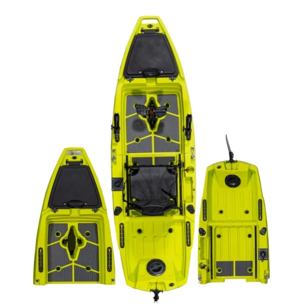 Fishing Kayak Pedal Drive - Modular Single 1 คนเหยียบพลาสติกไดรฟ์เรือคายัคตกปลา 2 หรือ