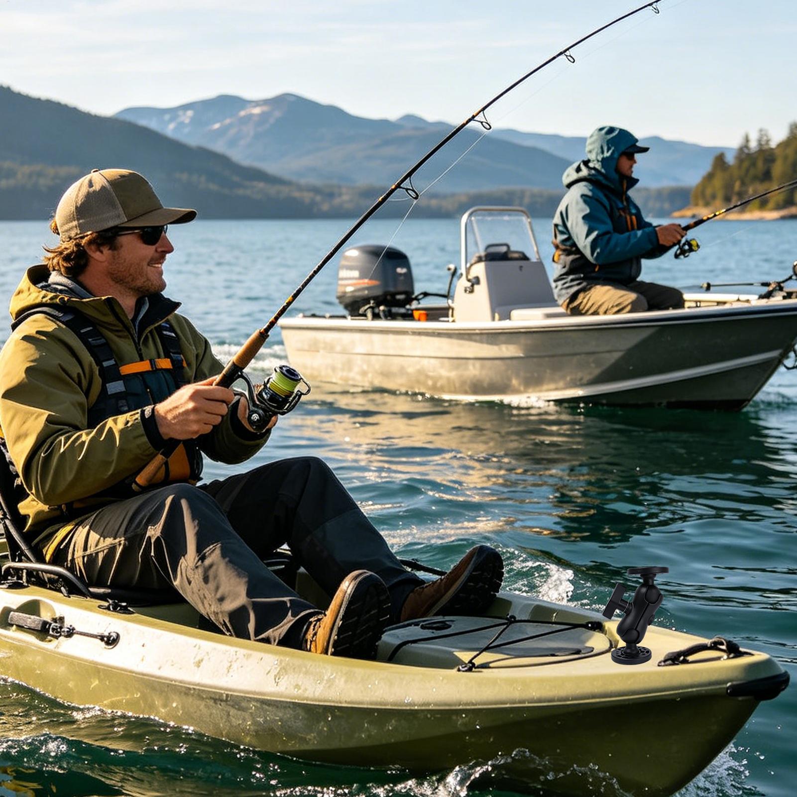 ที่ยึดเครื่องหาปลาสำหรับเรือคา - Fishing Kayak Fish Finder Mount บทวิจารณ์และราคา