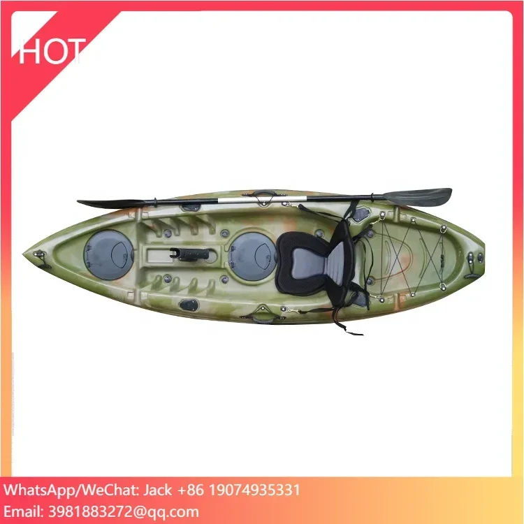 เรือคายัคแบบพายเดี่ยว Viking 9 - Fishing Kayak Sit In บทวิจารณ์และราคา