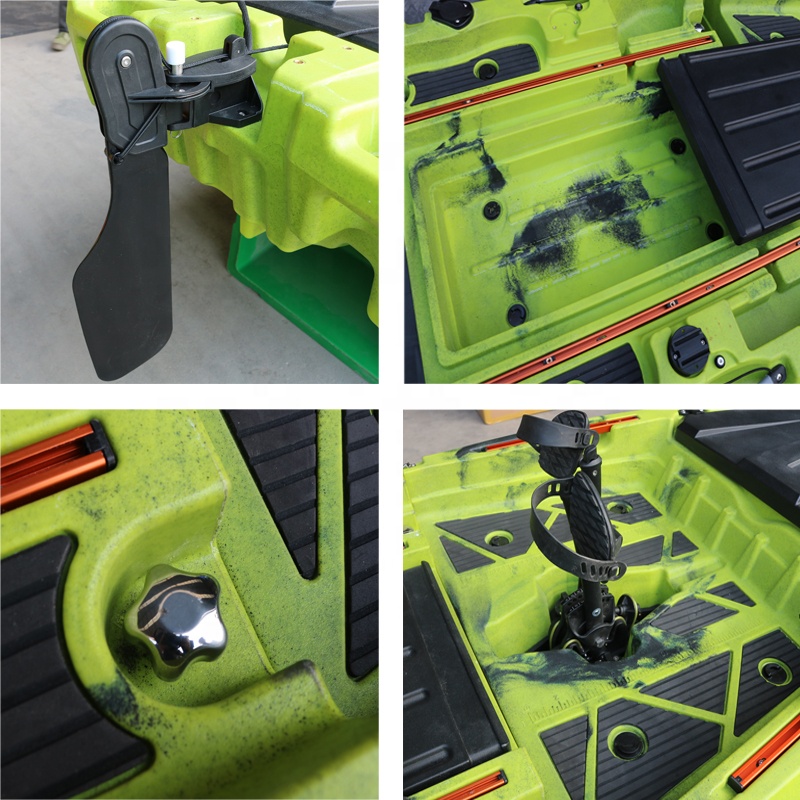 เรือคายัคแบบถอดประกอบได้ ขับเค - Fishing Kayak Pedal Drive บทวิจารณ์และราคา