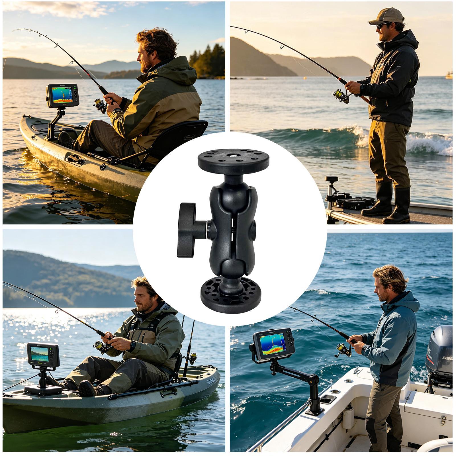 ที่ยึดเครื่องหาปลาสำหรับเรือคา - Fishing Kayak Fish Finder Mount บทวิจารณ์และราคา