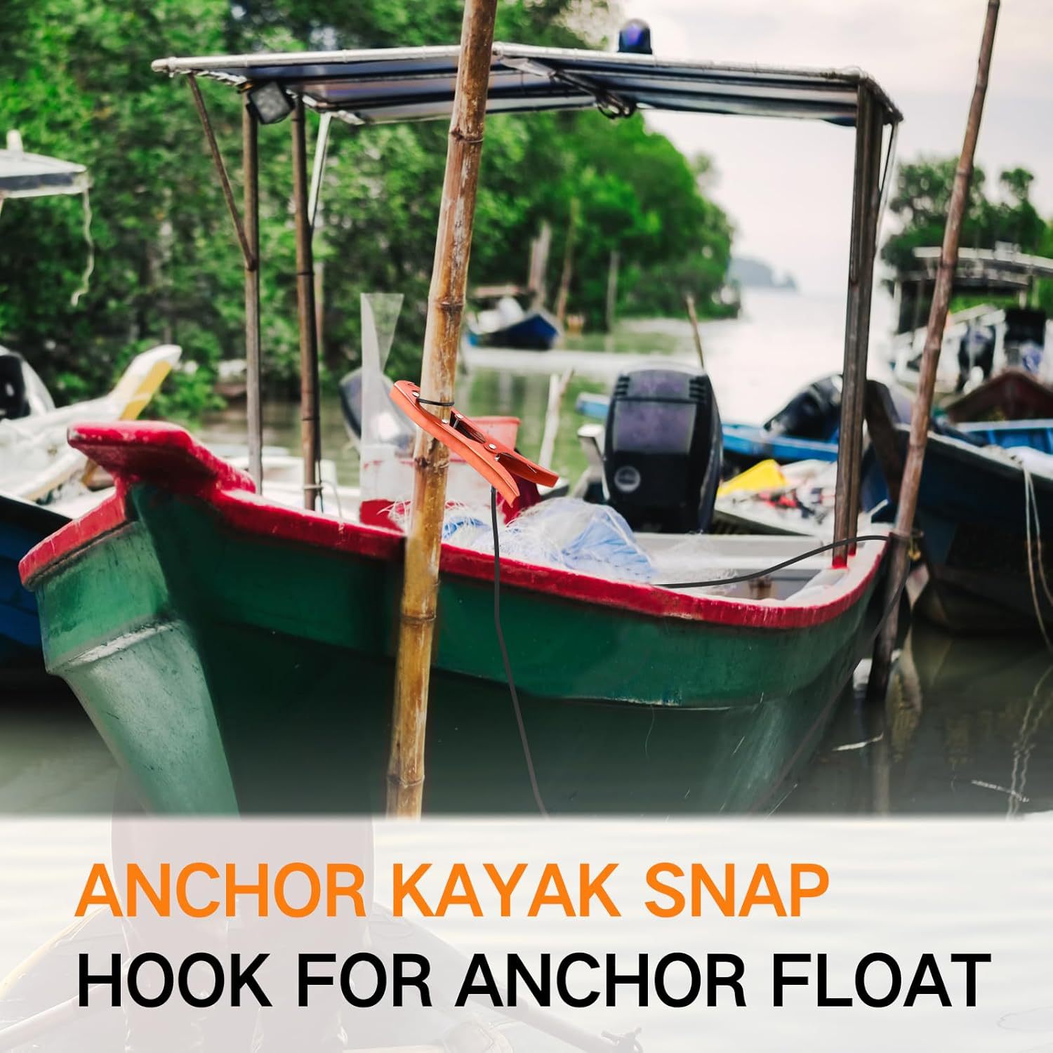 1 PC Kayak Anchor Grip 16.4ft  - Fishing Kayak Anchor บทวิจารณ์และราคา