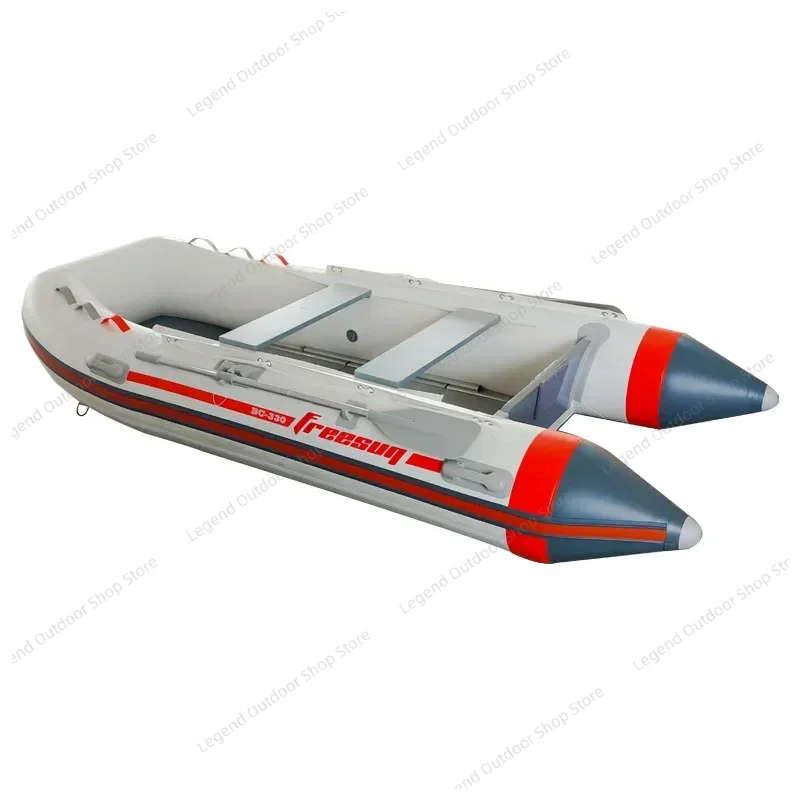 เรือคายัคเป่าลมแบบพื้นแข็งสำหร - Fishing Kayak Inflatable บทวิจารณ์และราคา