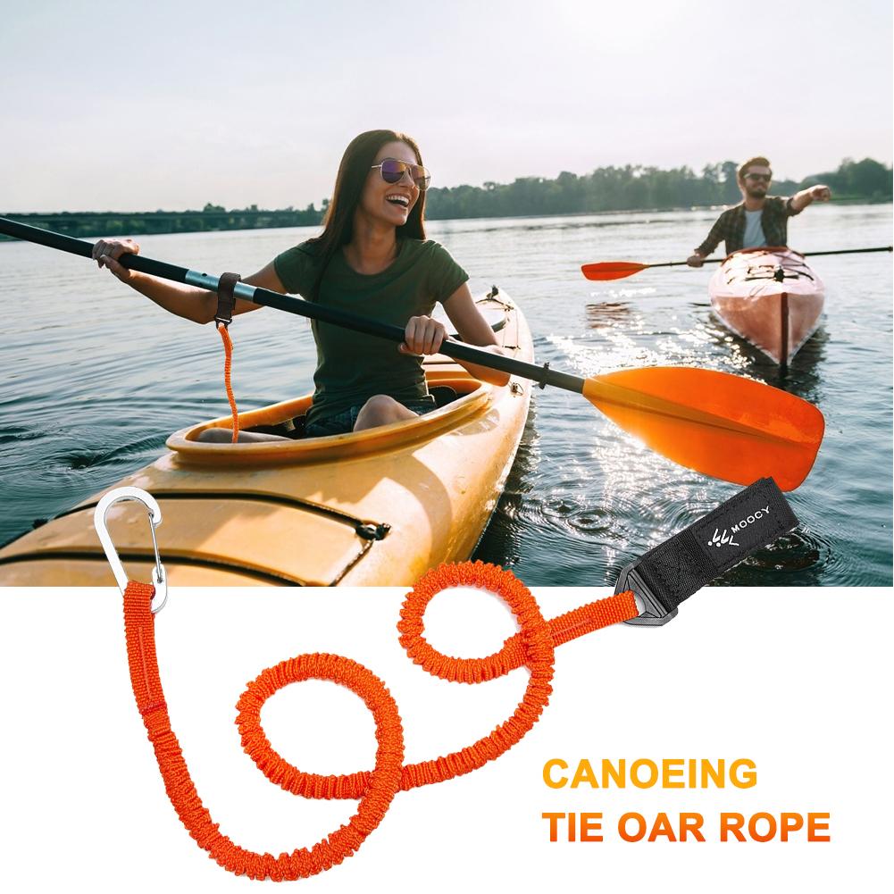 5-1PCS ยืดหยุ่น Kayak Canoe Pa - Fishing Kayak Paddle Leash บทวิจารณ์และราคา