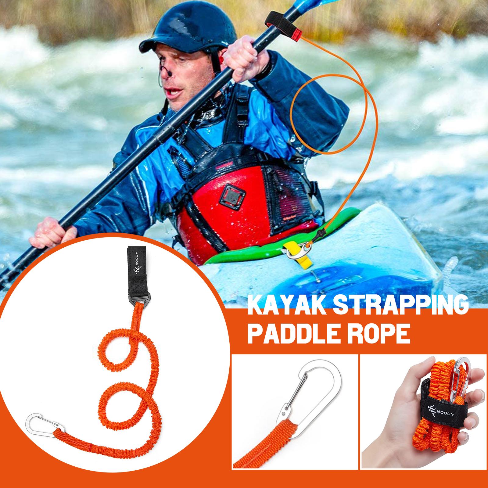 สายรัดไม้พายเรือคายัคแบบยืดหยุ - Fishing Kayak Paddle Leash บทวิจารณ์และราคา