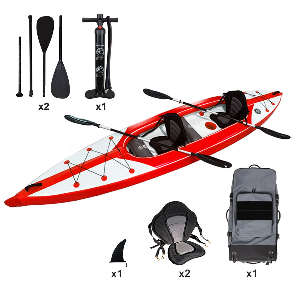 เรือคายัคตกปลาแบบเป่าลม 2 ที่น - Fishing Kayak Sit In บทวิจารณ์และราคา
