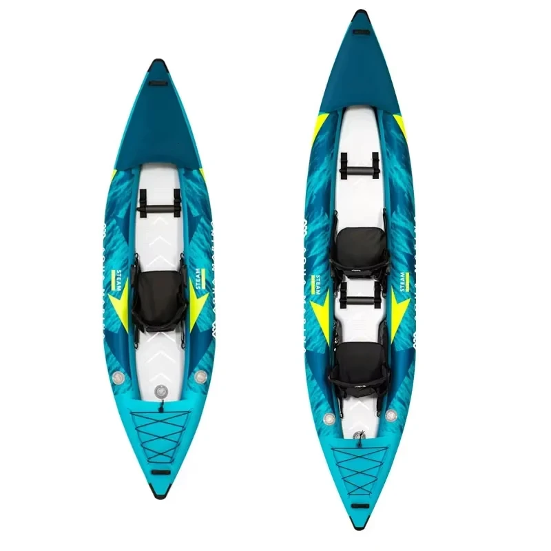 เรือคายัคพองลมแบบแคนู สำหรับ 1 - Fishing Kayak Inflatable บทวิจารณ์และราคา