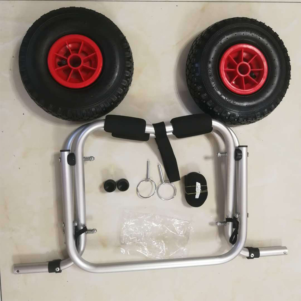 พับ Kayak Cart Carrier ปรับ Un - Fishing Kayak Cart บทวิจารณ์และราคา