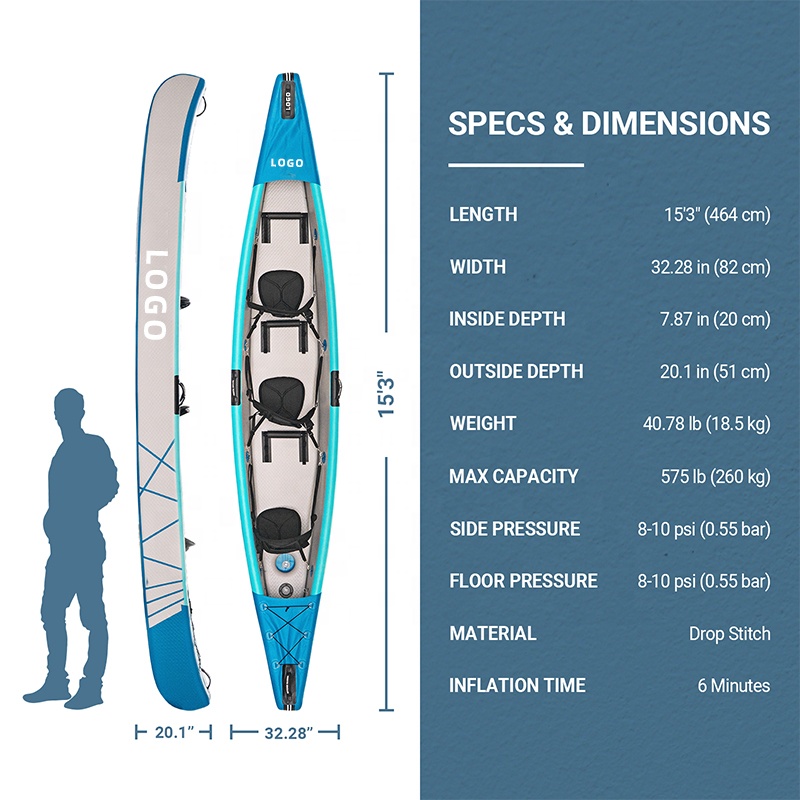 เรือคายัคแบบพองลม Drop Stitch  - Fishing Kayak Sit In บทวิจารณ์และราคา