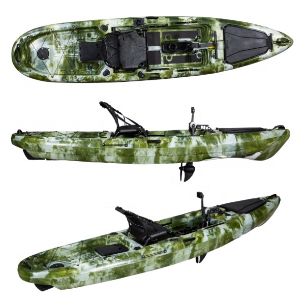 เรือคายัคตกปลาแบบใช้เท้าเหยียบ - Fishing Kayak Pedal Drive บทวิจารณ์และราคา