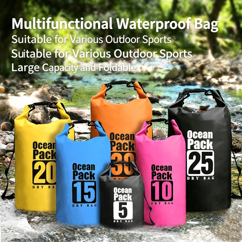 ถุงกันน้ำสำหรับว่ายน้ำ 5L/10L/ - Fishing Kayak Storage Bag บทวิจารณ์และราคา