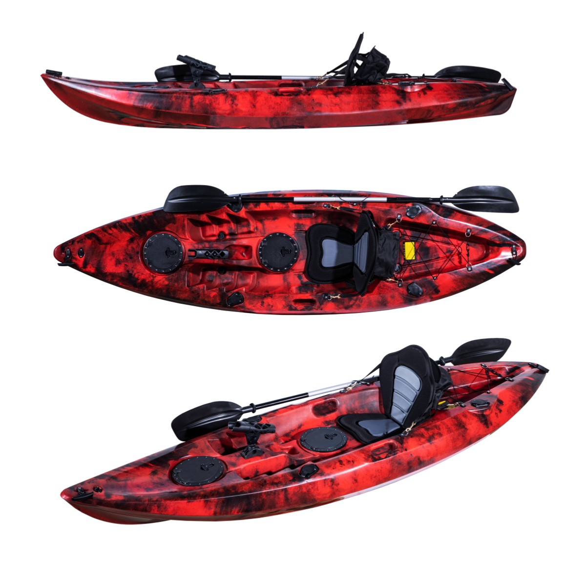 ผลิตในประเทศจีนเรือคายัคตกปลาค - Fishing Kayak Sit On Top บทวิจารณ์และราคา