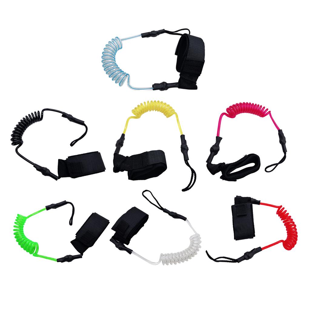 สายจูงเซิร์ฟบอร์ดแบบขดยาว 4 ฟุ - Fishing Kayak Paddle Leash บทวิจารณ์และราคา