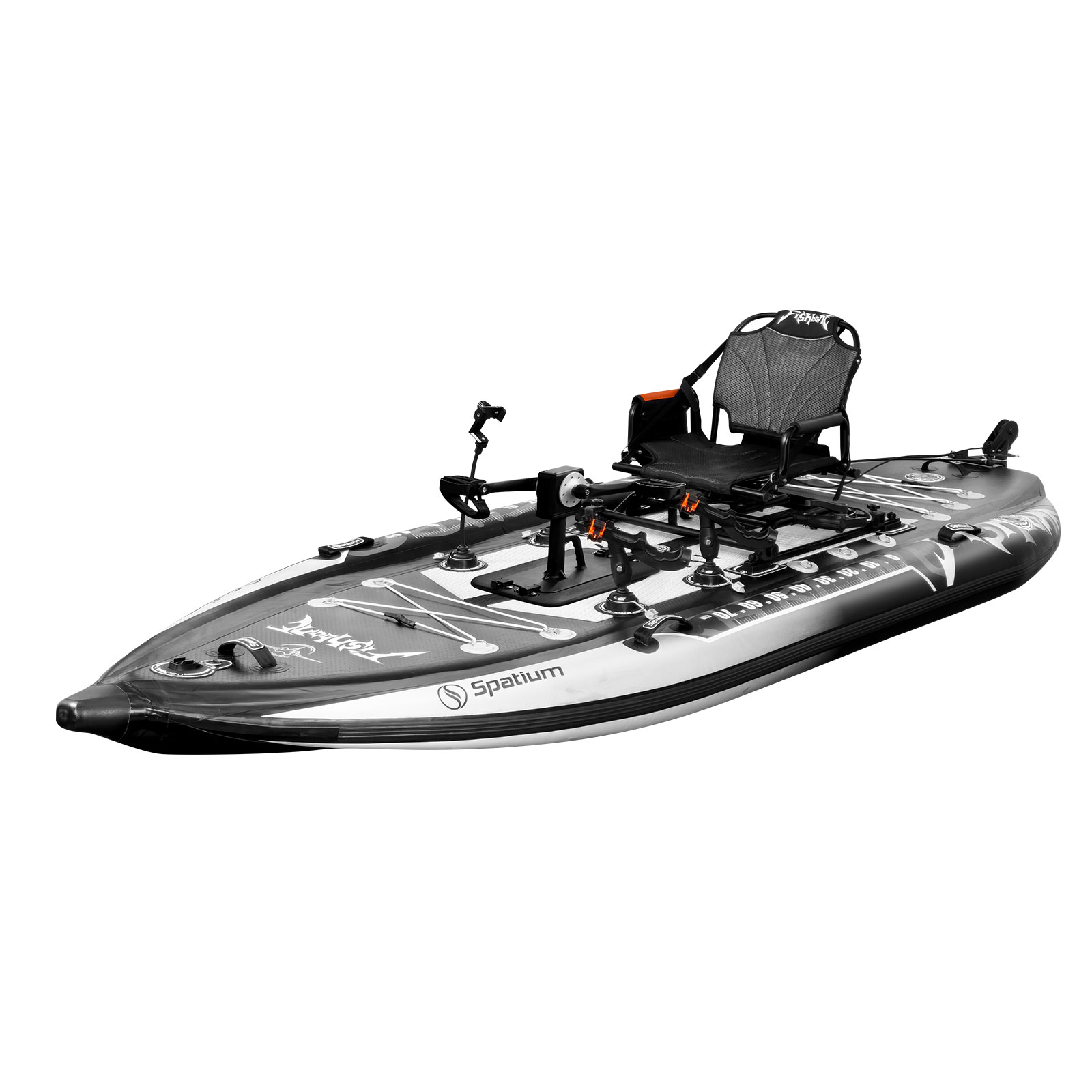 เรือคายัคพองลมแบบมีแป้นเหยียบ  - Fishing Kayak Pedal Drive บทวิจารณ์และราคา