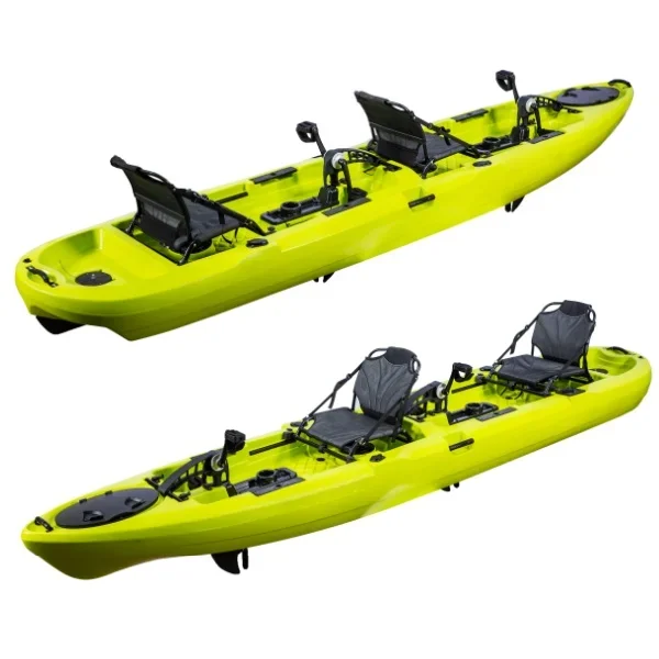เรือคายัคคู่ 2 ที่นั่งเรือคายั - Fishing Kayak Pedal Drive บทวิจารณ์และราคา