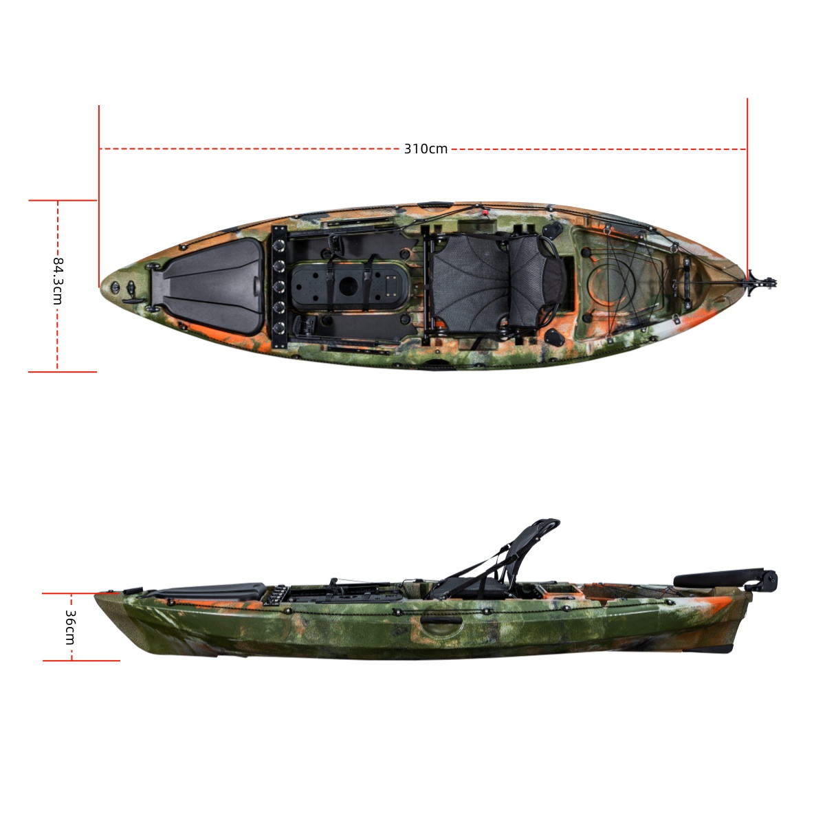 First-Class เดี่ยวตกปลา Kayak  - Fishing Kayak Rod Holder บทวิจารณ์และราคา