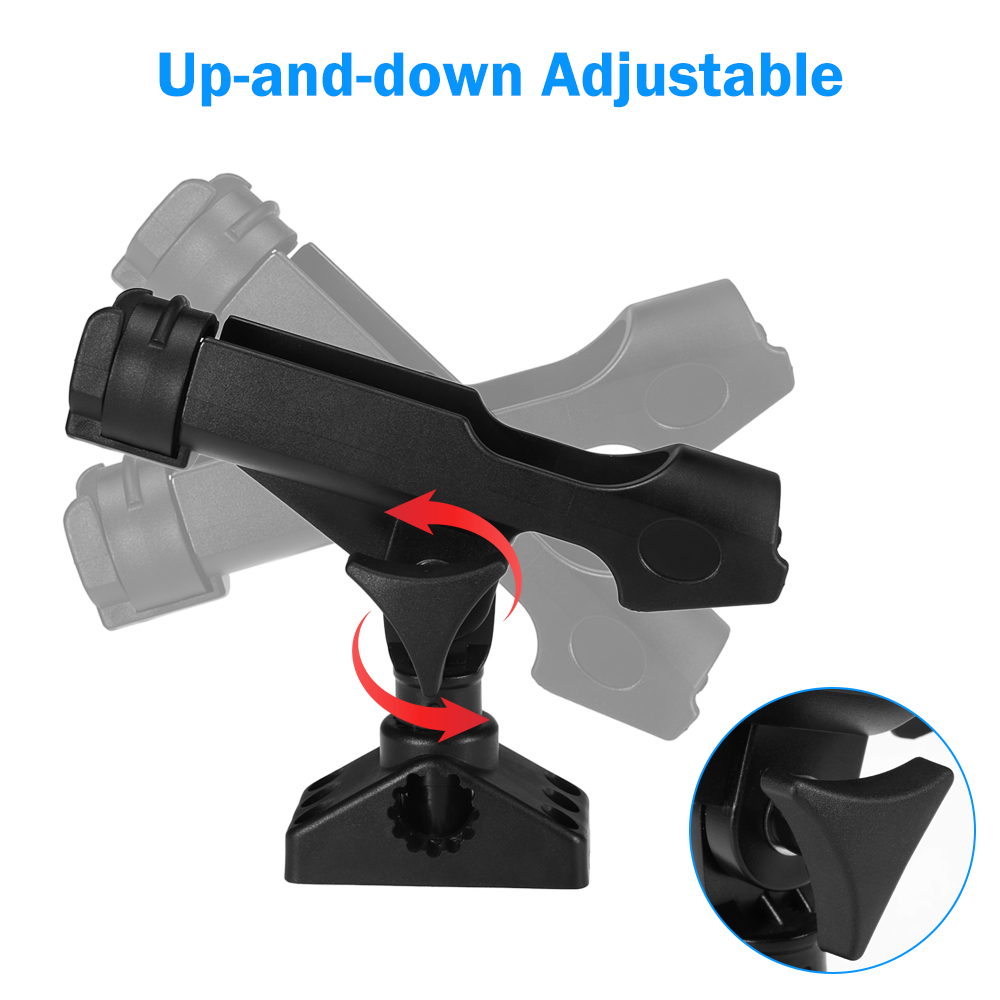 ฐานยึดคันเบ็ดตกปลาสแตนเลสหมุนไ - Fishing Kayak Rod Holder บทวิจารณ์และราคา