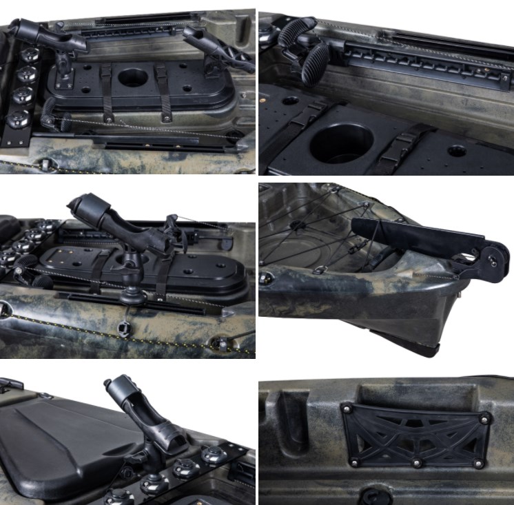 เรือคายัคตกปลา LSF รุ่นเฟิร์สค - Fishing Kayak Rod Holder บทวิจารณ์และราคา