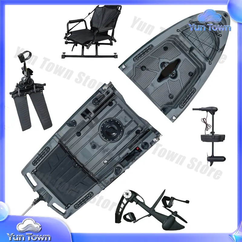 เรือคายัคแบบโมดูลาร์ 9.5 ฟุต แ - Fishing Kayak Pedal Drive บทวิจารณ์และราคา