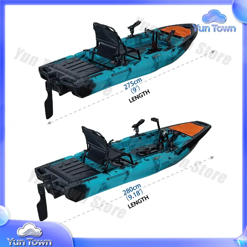 เรือคายัคแบบโมดูลาร์ 9.5 ฟุต แ - Fishing Kayak Pedal Drive บทวิจารณ์และราคา