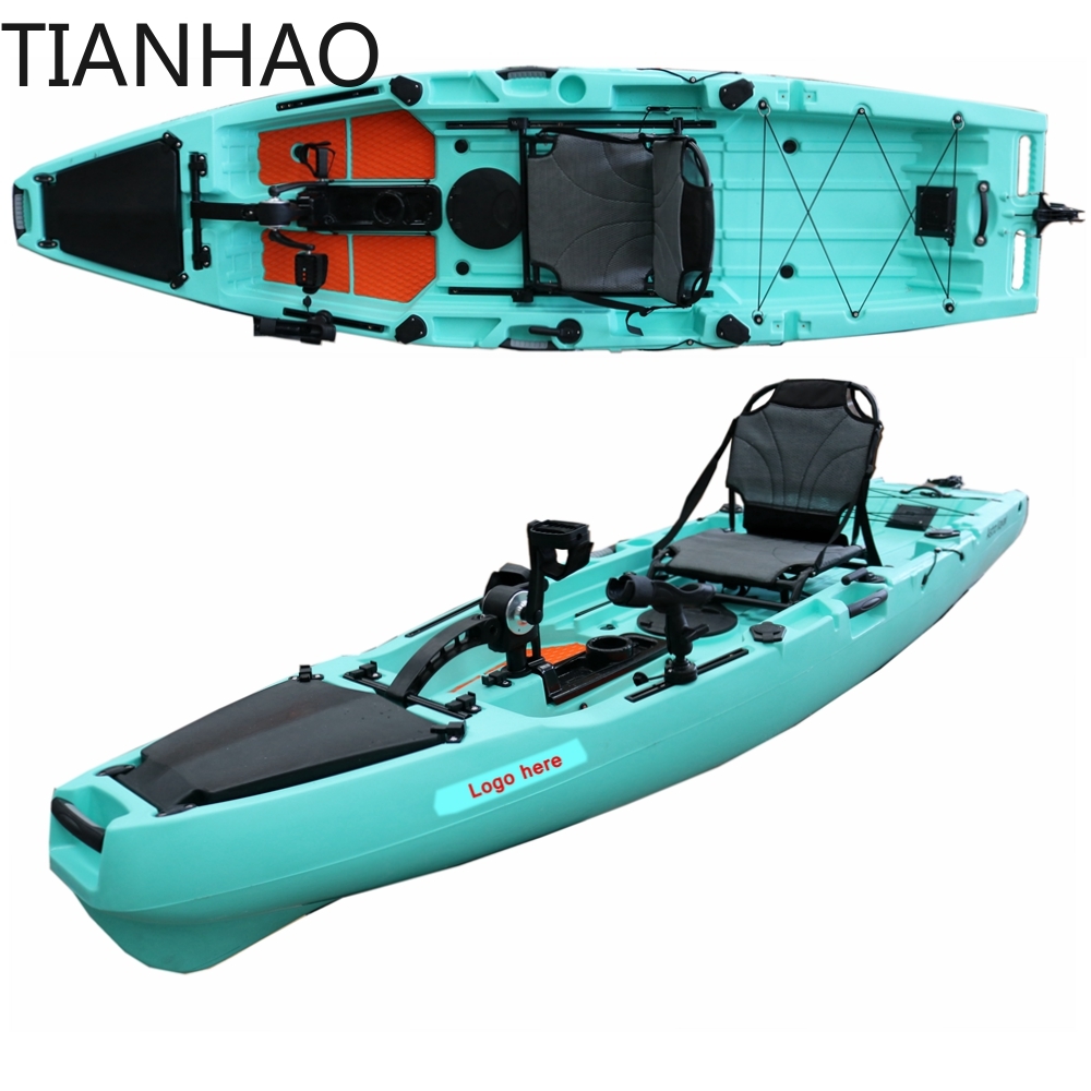 เรือคายัคแบบหมุนพร้อมใบพัดขับเ - Fishing Kayak Pedal Drive บทวิจารณ์และราคา