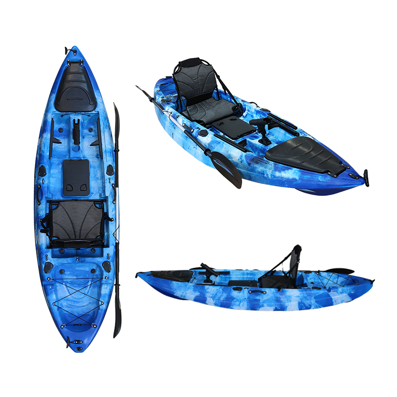 เรือคายัคเหยียบตกปลาที่นั่งเดี - Fishing Kayak Pedal Drive บทวิจารณ์และราคา